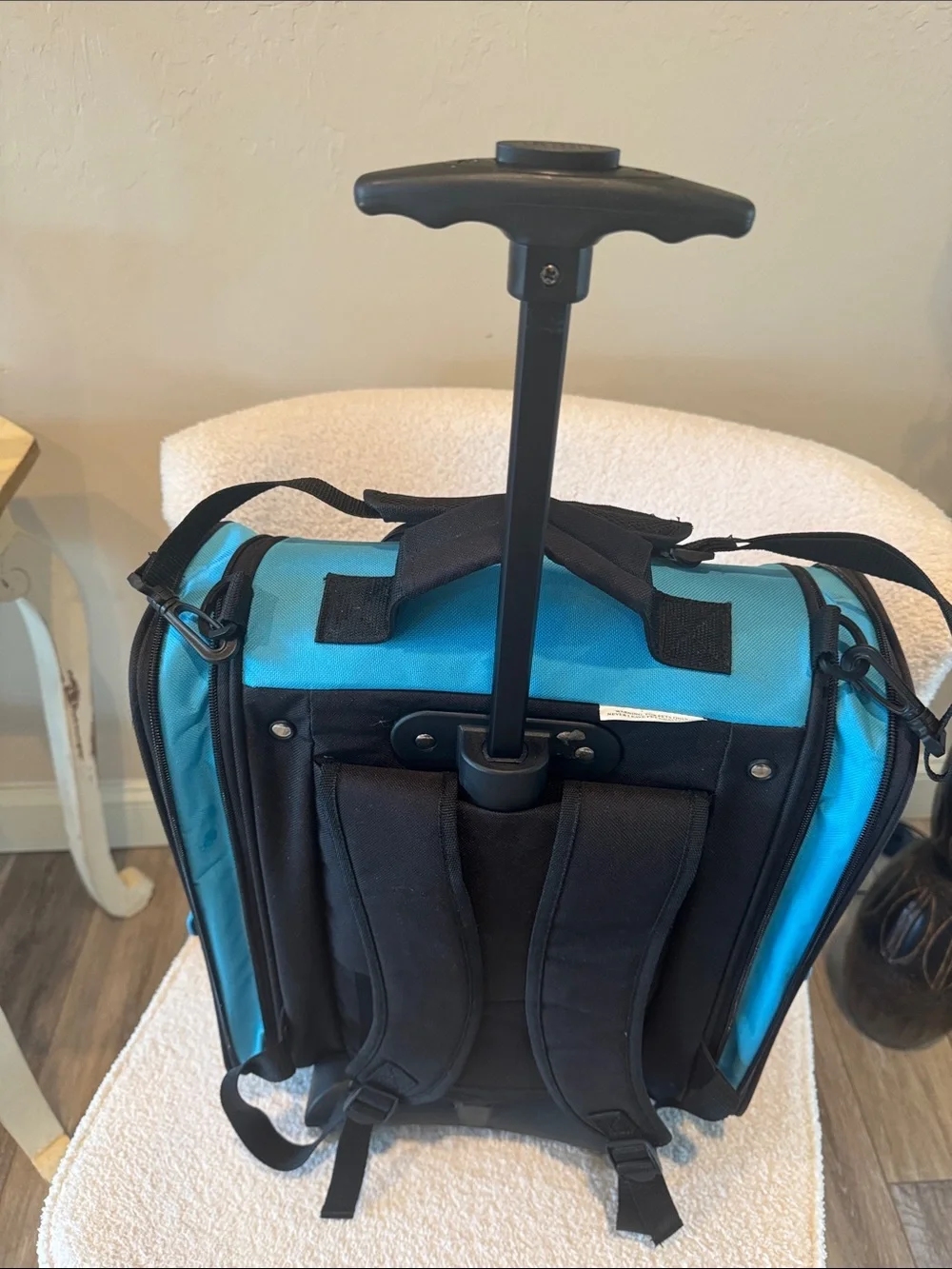 Pet Gear Blue and Black Soft-Sided Pet Carrier Backpack